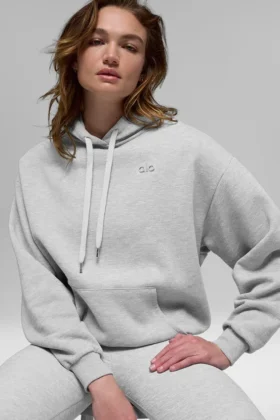 Sudadera con capucha Accolade - Gris jaspeado deportivo