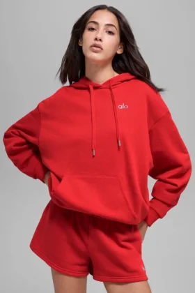 Sudadera con capucha Accolade – Rojo brillante