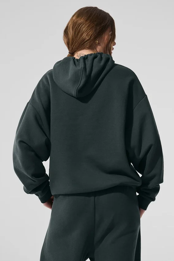 Sudadera con capucha Accolade - Verde carbón