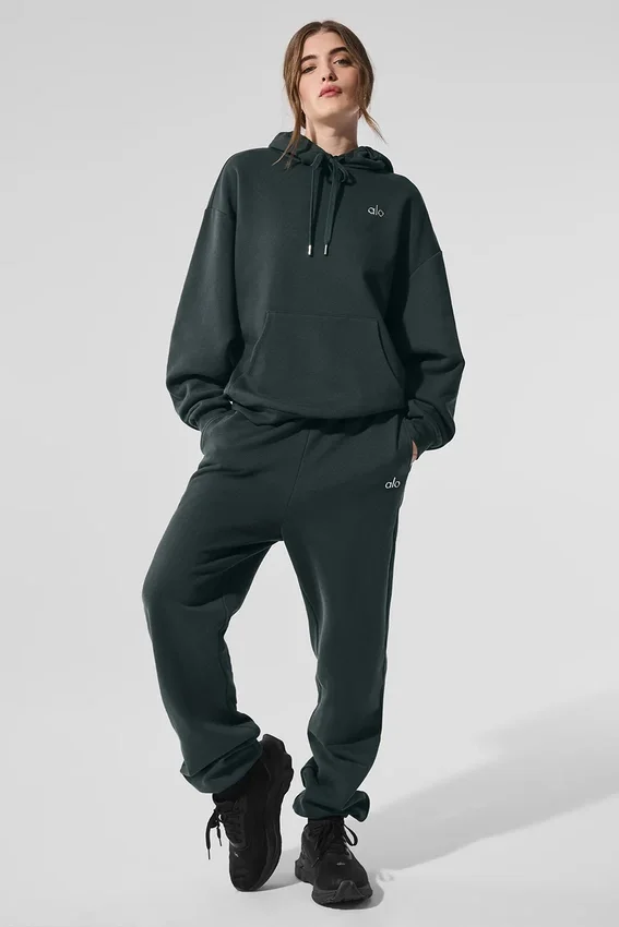 Sudadera con capucha Accolade - Verde carbón