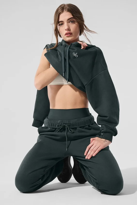 Sudadera con capucha Accolade - Verde carbón