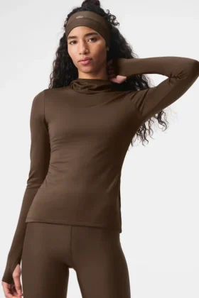 Sudadera con capucha Airlift Winter Warm - Espresso