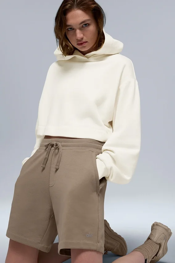 Sudadera con capucha Bae - Marfil