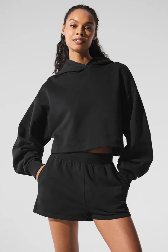 Sudadera con capucha Bae - Negro