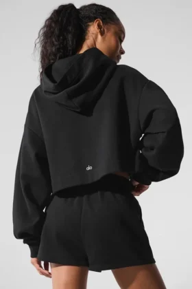 Sudadera con capucha Bae – Negro