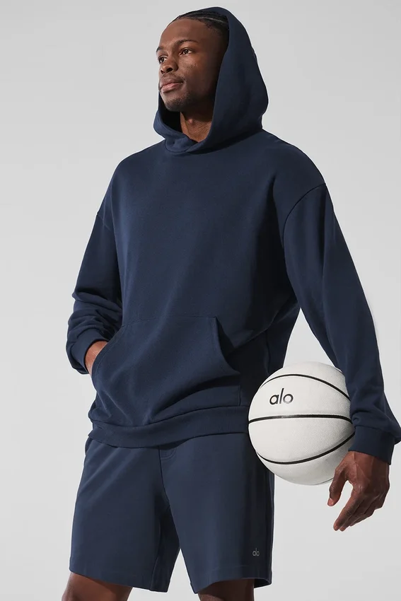 Sudadera con capucha Chill - Azul marino