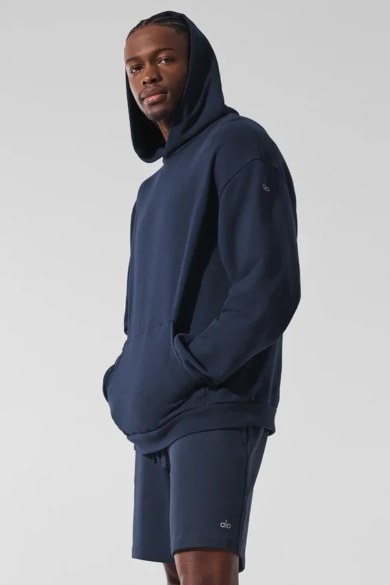 Sudadera con capucha Chill - Azul marino