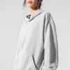 Sudadera con capucha Chill - Gris jaspeado deportivo
