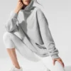 Sudadera con capucha Chill - Gris jaspeado deportivo
