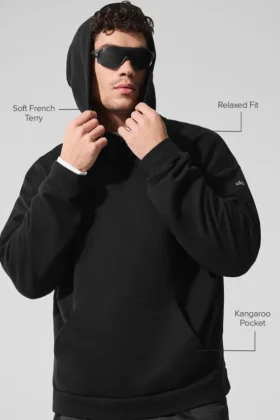 Sudadera con capucha Chill – Negra