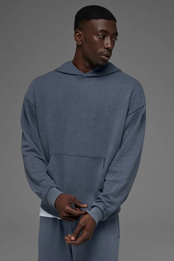 Sudadera con capucha «Chill Vintage Wash» — Lavado Bluestone