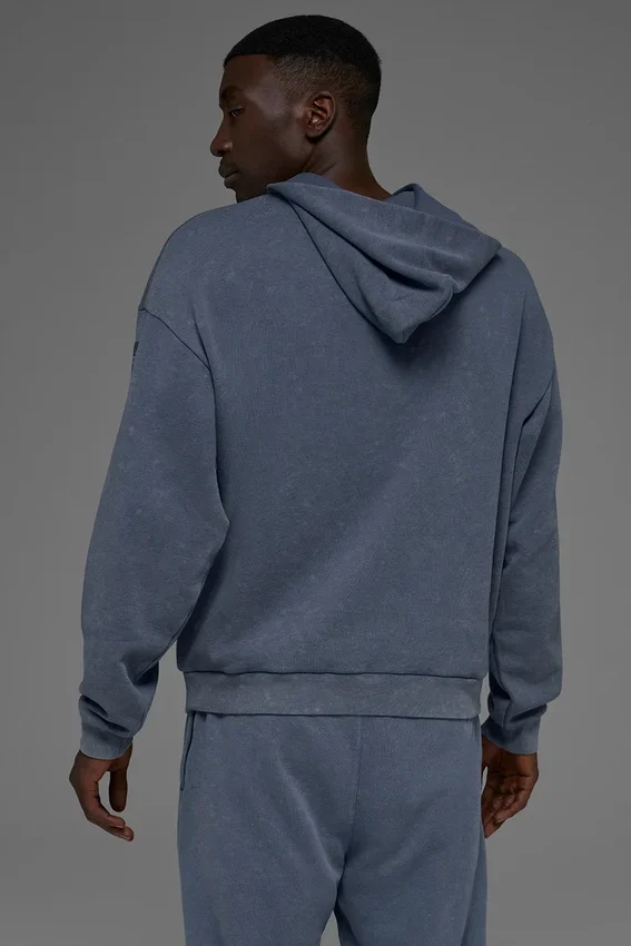 Sudadera con capucha «Chill Vintage Wash» — Lavado Bluestone