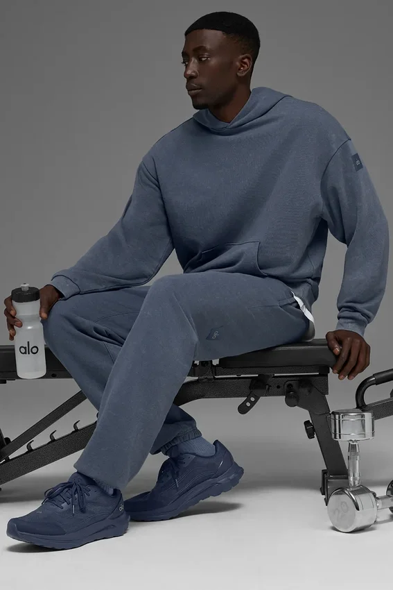 Sudadera con capucha «Chill Vintage Wash» — Lavado Bluestone