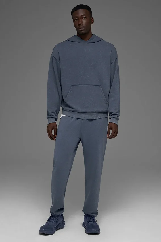 Sudadera con capucha «Chill Vintage Wash» — Lavado Bluestone