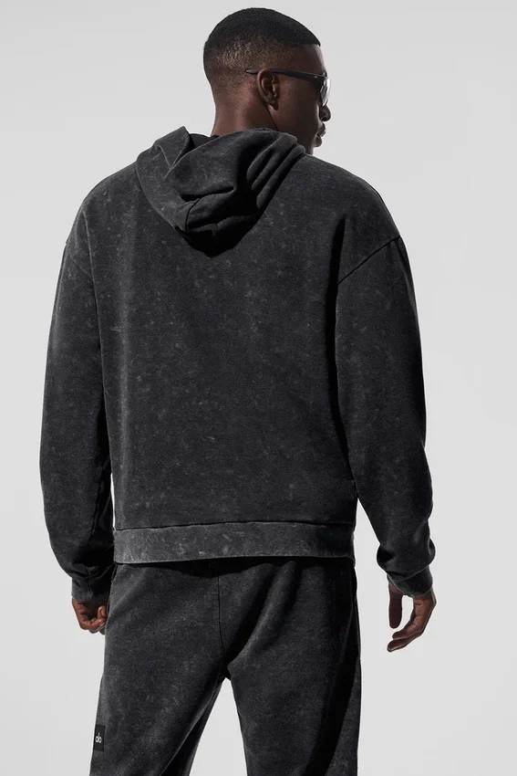 Sudadera con capucha «Chill Vintage Wash» — Lavado negro