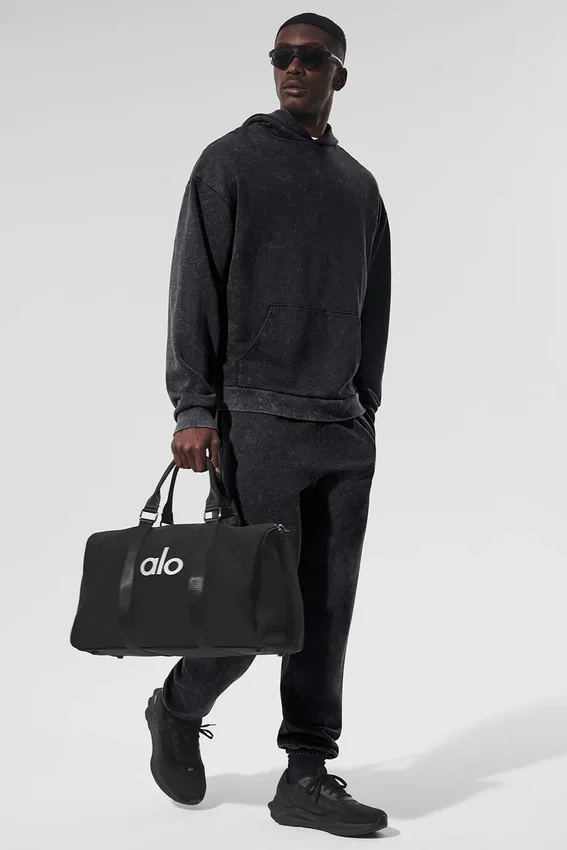 Sudadera con capucha «Chill Vintage Wash» — Lavado negro