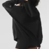 Sudadera con capucha de lana y cachemira «New Class» - Negro