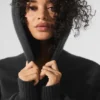 Sudadera con capucha de lana y cachemira «New Class» - Negro