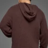 Sudadera con capucha de punto texturizado - Brownstone