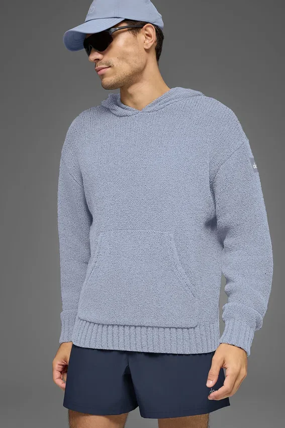 Sudadera con capucha de punto texturizado - Winter Frost