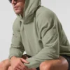 Sudadera con capucha Double Take - Caliza