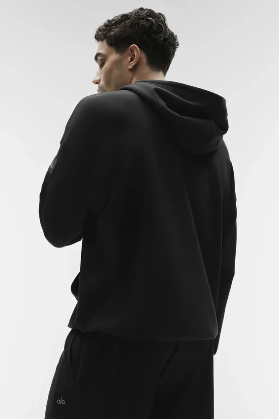 Sudadera con capucha Double Take - Negro