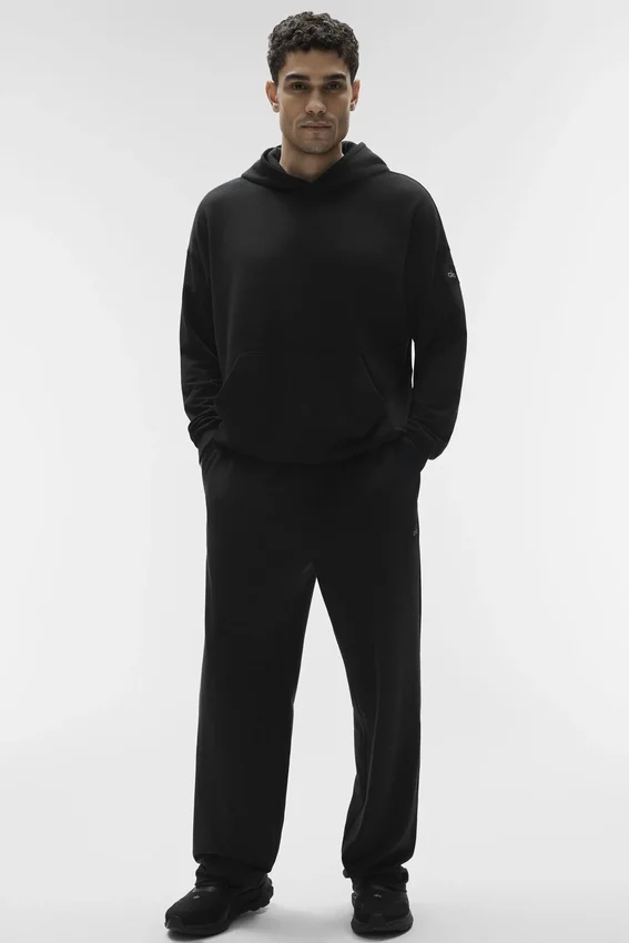 Sudadera con capucha Double Take - Negro