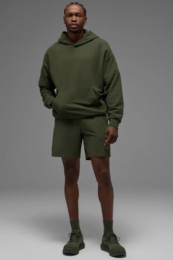 Sudadera con capucha Double Take - Verde oliva
