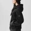 Sudadera con capucha «Make Waves» - Negro vintage tonal