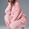 Sudadera con capucha «Make Waves» - Rosa atardecer tonal
