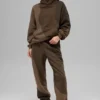 Sudadera con capucha «Make Waves» — Tonalidad espresso