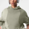 Sudadera con capucha «Make Waves» - Tonalidad piedra caliza