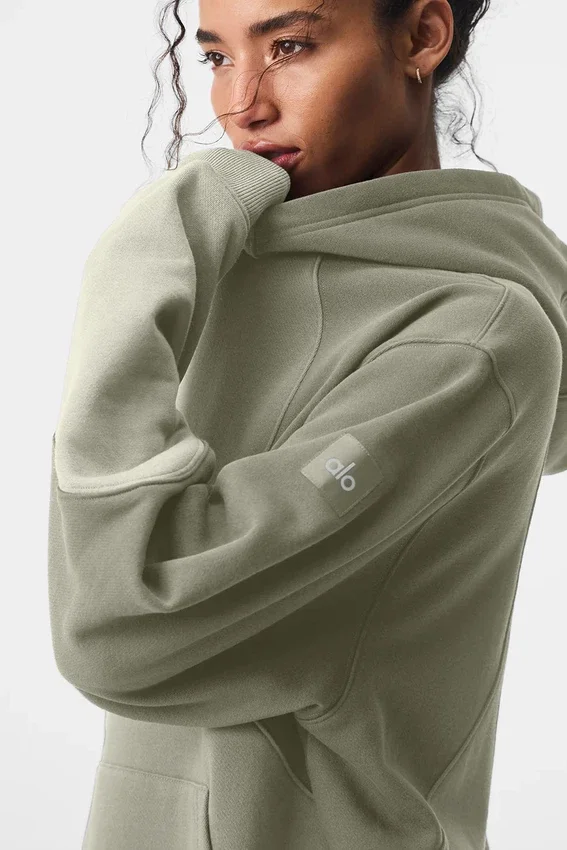 Sudadera con capucha «Make Waves» - Tonalidad piedra caliza