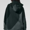 Sudadera con capucha «Make Waves» - Verde carbón tonal