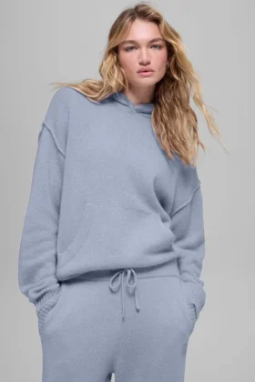 Sudadera con capucha «New Class» de lana y cachemira - Escarcha de invierno