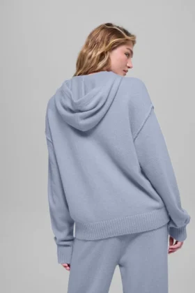 Sudadera con capucha «New Class» de lana y cachemira – Escarcha de invierno