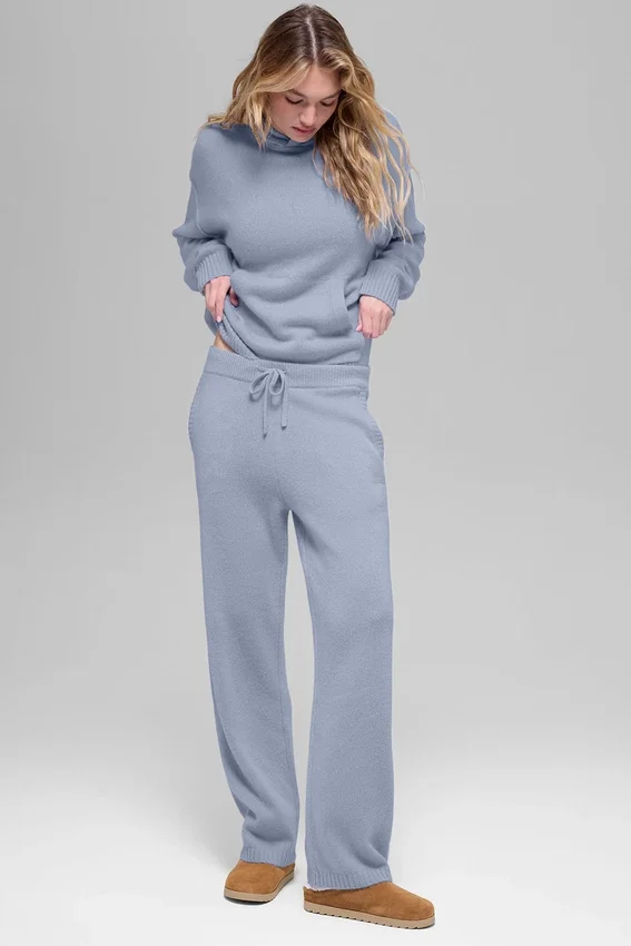 Sudadera con capucha «New Class» de lana y cachemira - Escarcha de invierno
