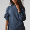 Sudadera con capucha Renown de tejido grueso - Bluestone