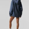 Sudadera con capucha Renown de tejido grueso - Bluestone