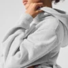 Sudadera con capucha Renown de tejido grueso - Gris jaspeado deportivo