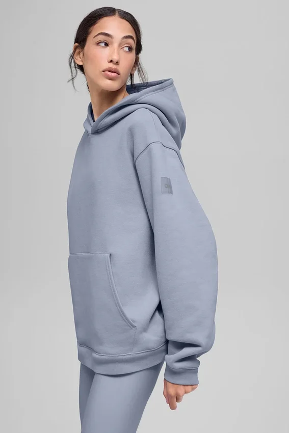 Sudadera con capucha Renown de tejido grueso - Winter Frost