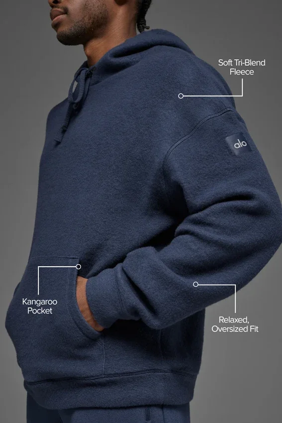 Sudadera con capucha Triumph Restore - Azul marino