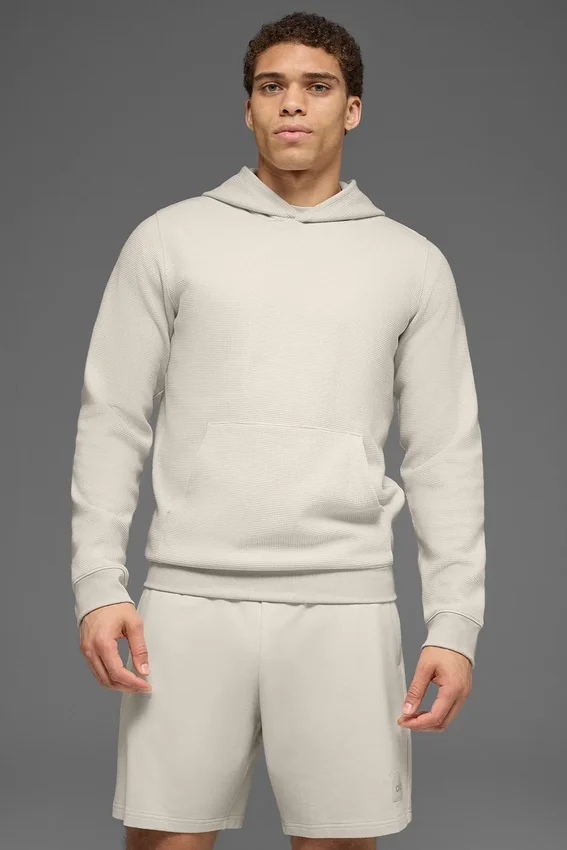 Sudadera con capucha Waffle Lounge - Bone