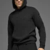 Sudadera con capucha Waffle Lounge - Negro