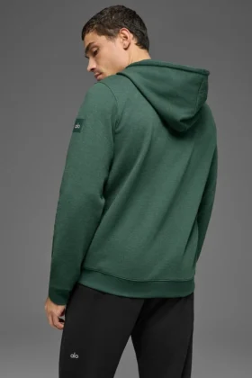 Sudadera con capucha Waffle Lounge – Verde trébol