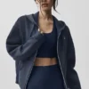 Sudadera con capucha y cremallera completa Accolade - Azul marino