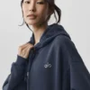 Sudadera con capucha y cremallera completa Accolade - Azul marino