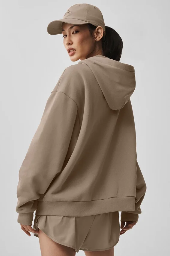 Sudadera con capucha y cremallera completa Accolade - Gravel