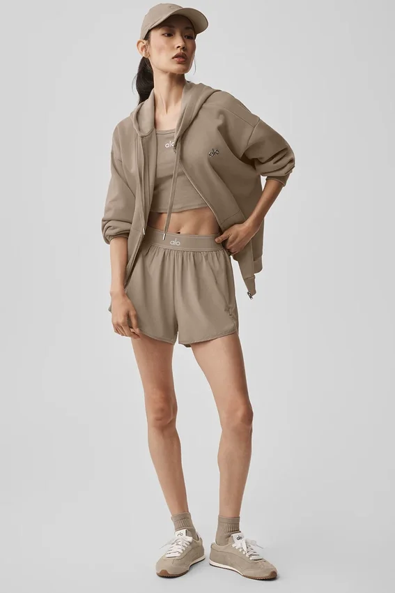 Sudadera con capucha y cremallera completa Accolade - Gravel