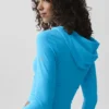 Sudadera con capucha y cremallera completa Sway - Azul celeste